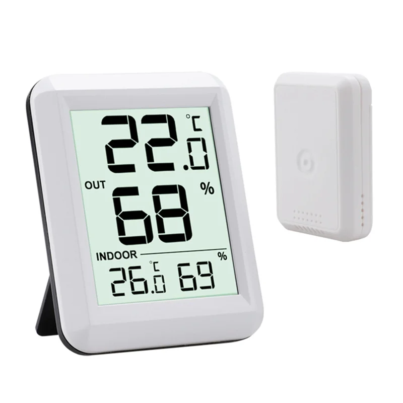 Weather Station Indoor - جهاز قياس الحرارة والرطوبة اللاسلكي A49T،