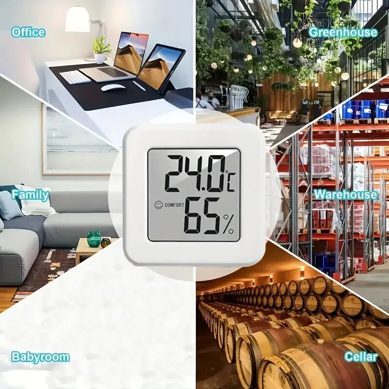 مقياس حرارة ورطوبة رقمي داخلي  - مراجعة Weather Station Indoor وسعره