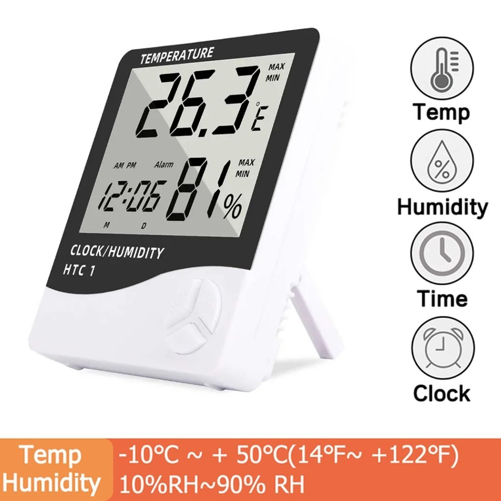 مقياس حرارة ورطوبة رقمي متعدد  - مراجعة Weather Station Indoor وسعره